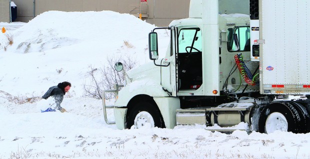 Stuck truck